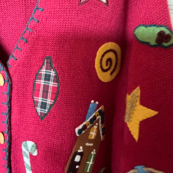 COPY - NWT Susan Bristol Christmas Cardigan-XL - Picture 2 of 13